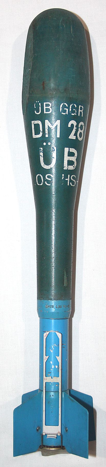 U067. INERT GERMAN DM 28 PRACTICE RIFLE GRENADE - B & B Militaria