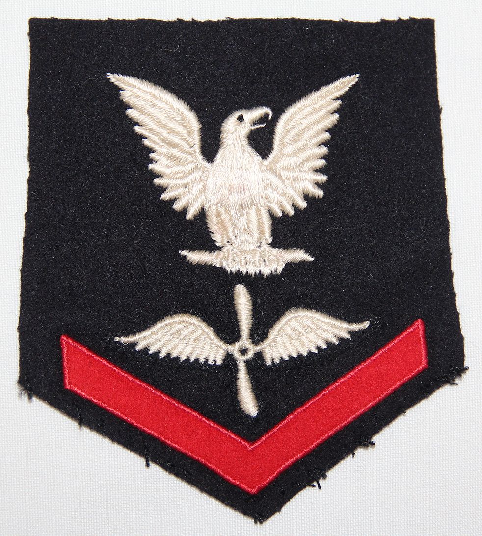 G320. EARLY WWII USN PETTY OFFICER 3RD CLASS AVIATION MACHINIST RATE ...